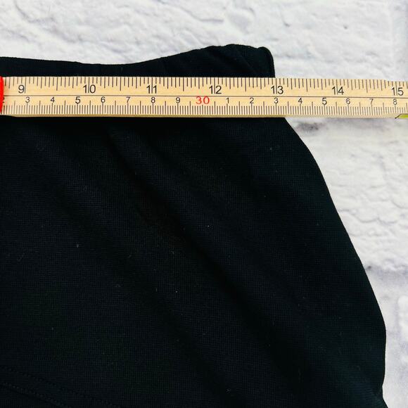 NOT FOR SALE    NWT OGL Women's Flared Maxi Skirt Small Black Elastic Waistband - Picture 5 of 7